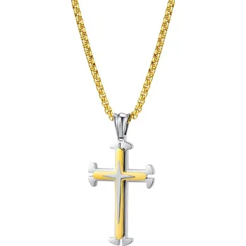 Náhrdelník IZMAEL Náhrdelník NC 22863 Stříbrná/Zlatá KP22863