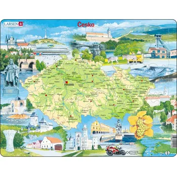 Cizojazyčná kniha Puzzle Česká republika