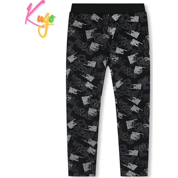 Dívčí legíny Dívčí legíny, zateplené - KUGO YL8746, černá Barva: Černá, Velikost: 164