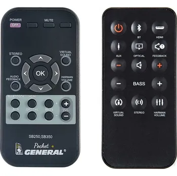 Dálkový ovladač JBL SB250, SB350 - dálkový ovladač duplikát
