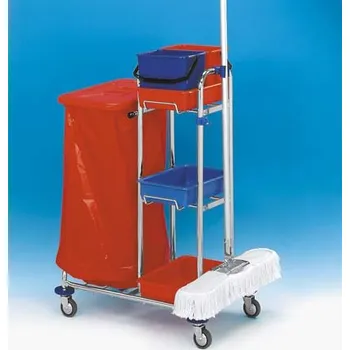 Úklidový vozík EASTMOP KOMBI JOOKY I úklidový vozík - 2 kbelíky, držák pytle
