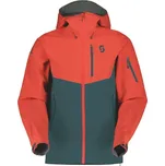Bunda SCOTT Explorair 3L magma red/aruba green Velikost: XXL