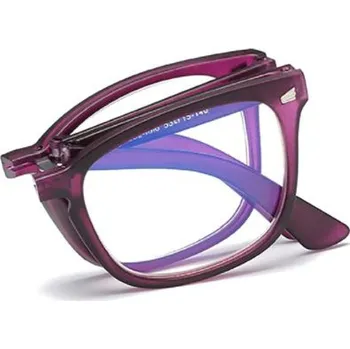 Brýlová obroučka Skládací brýle proti modrému světlu - Fialové