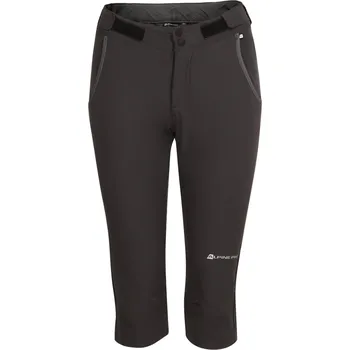 Dámské kalhoty Alpine Pro Arofa Dámské softshellové 3/4 kalhoty LPAX468 tmavě šedá 40