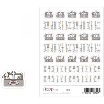 samolepka Fleppi Samolepky Nářadí