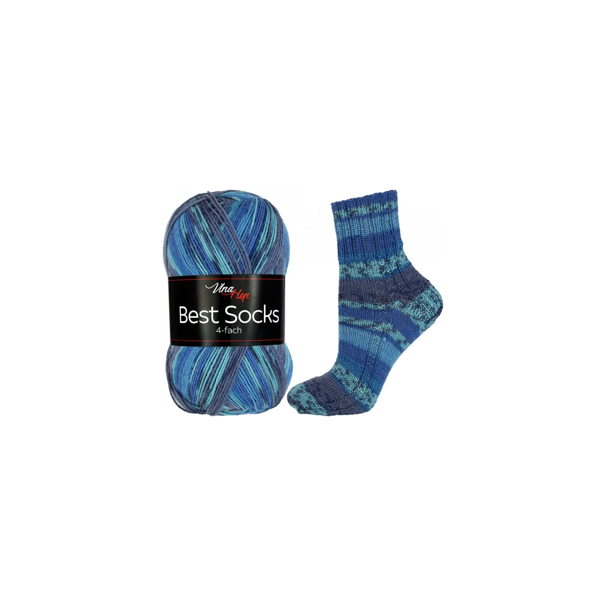 Fotografie 1 - Příze Vlna-Hep Best Socks 4-fach 7312
