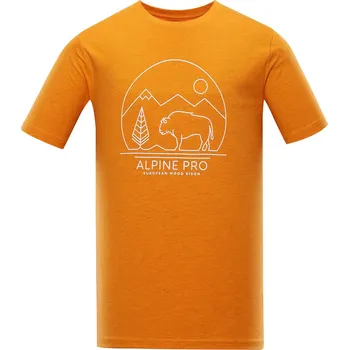Alpine Pro Abic 9 Pánské funkční triko MTST577 Orange peel S