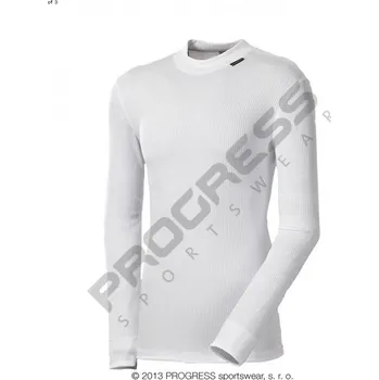 Pánské tričko Triko dlouhé pánské Progress NDR, bílé Velikost: XL