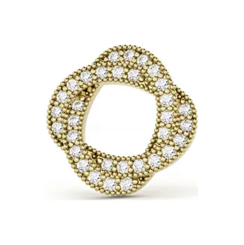 Přívěsek Zlatý přívěsek Michel se zirkony Materiál šperku: Žluté zlato