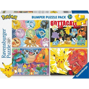Puzzle Ravensburger Pokémon 4x 100 dílků