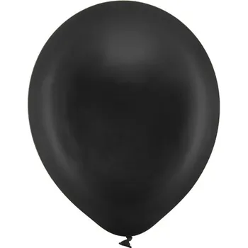 Balónek Balónek metalický 23cm, černá