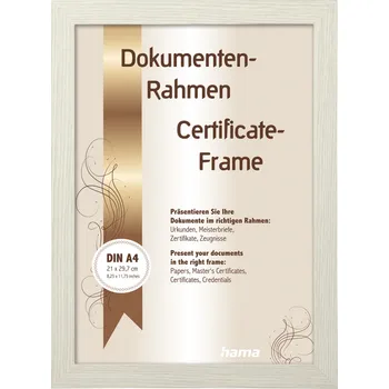 Rám na obraz Hama rámeček dřevěný WAVES, bříza, 21x29,7 cm