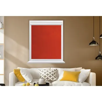 Roleta Rolux Vnitřní zastiňující látková roleta Color hit Červená chilli (BERLIN 0829), 1000 mm, 600 mm