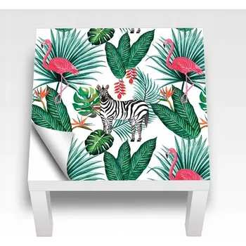 Samolepící dekorace Samolepka na stůl s exotickým motivem 54 x 54 cm