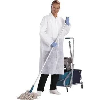 Zdravotnický plášť DELTA PLUS Kombinézy - Pláště - Zástěry - Pokrývky hlavy Barva: Bílá, Velikost: 2XL