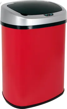 Odpadkový koš Hranatý bezdotykový odpadkový koš 29 x 47 x 34,5 cm 38 l červený