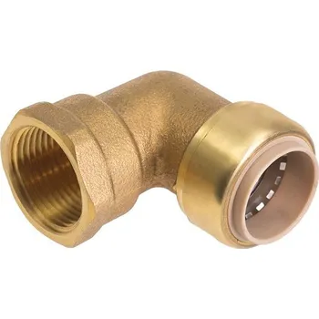 Instalatérský materiál Conex Bänninger PUSH Koleno s vnitřním závitem 18mm x 3/4" BM8090G-18-34