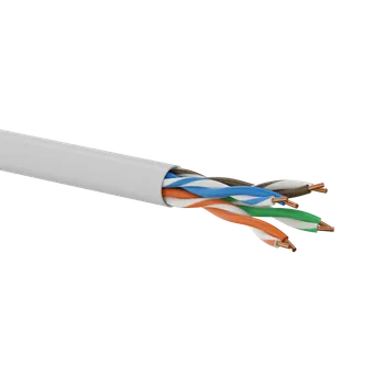 Síťový kabel KIU5PVC305Q Kabel U/UTP, kat.5E, PVC Eca, šedý, box 305m