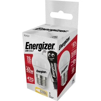 Žárovka Energizer LED žárovka 4,9W E27, 2700K, mini globe S8839, LED náhrada 40W E27