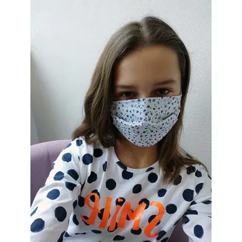 rouška Dětská rouška na obličej bavlněná pro děti 5-12 let