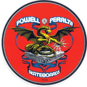 samolepka Samolepka Powell Peralta "Banner Dragon" 10 cm