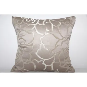 Povlak na polštářek Dekorační povlak na polštáře kakaové barvy s motivem 45x45 cm