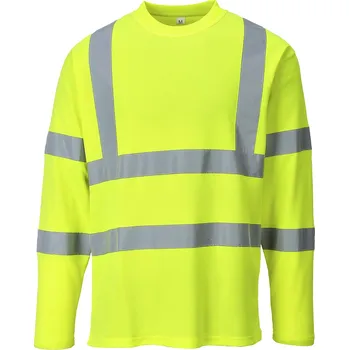 PORTWEST Triko Hi-Vis s dlouhými rukávy Velikost: M, Barva: žlutá
