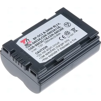 T6 Power BP-DC1, CGR-S602, CGR-S602A/1B, DMW-BL14, CGR-S602A, CGR-S602E/1B, CGR-S602SE, do fotoaparátů, baterie - neoriginální