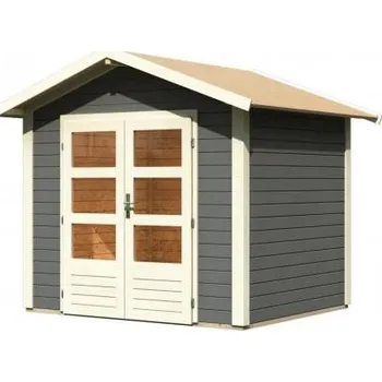 Zahrada dřevěný domek KARIBU TALKAU 3 (83334) terragrau