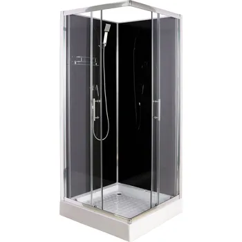 Savana Veduta Liza Black sprchový box Rozměr koutu: 80x80cm
