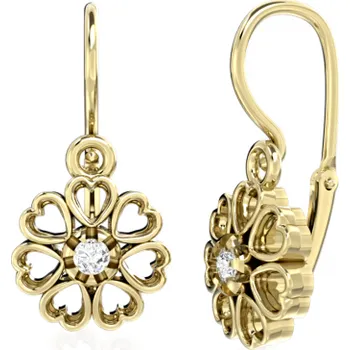 Náušnice Originální zlaté dětské náušnice Erin II Materiál šperku: Žluté zlato