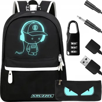 Set školních potřeb Kruzzel 19374 19 l černý