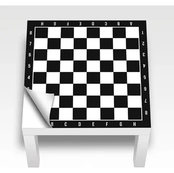Samolepící dekorace Samolepka na stůl šachy 54 x 54 cm