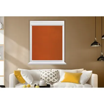 Roleta Rolux Vnitřní zastiňující látková roleta Color hit Oranžová (BERLIN 0830), 500 mm, 600 mm