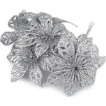 Galanterka Vánoční hvězda s glitry na…