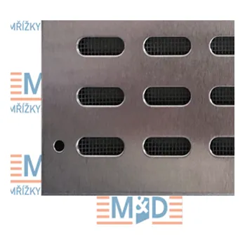 Větrací mřížka Větrací mřížka 260x260 mm hliníková uzavíratelná (260*260 mm hliníková, uzavíratelná, posuvná )