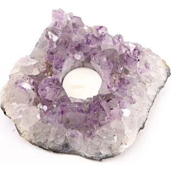 Svícen Magieprirody.cz Ametyst drúza svícen 1.390 kg - svícen na svíčku přírodní #69