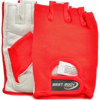 Fitness rukavice Best body nutrition Fitness rukavice Power červené velikost S Best body nutrition Fitness rukavice Power červené velikost S