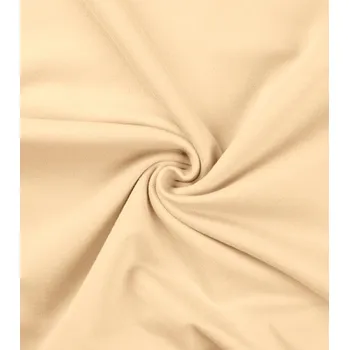 Teplákovina počesaná jednobarevná champagne | RTex