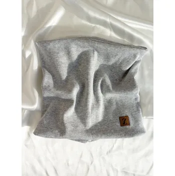 Nákrčník Nákrčník z úpletu Barva: Šedá, Velikost: 24 cm - 24 cm - Od 18 měsíců do 3 let