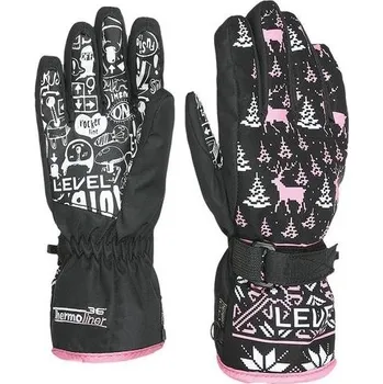 Level Glove Junior Ninja Pink dětské prstové rukavice Velikost: V - 9-10 let dětská