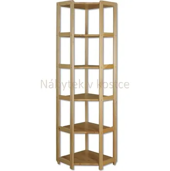 police Rohový regál z masívu DREWMAX BOG101 Barevné provedení: Přírodní