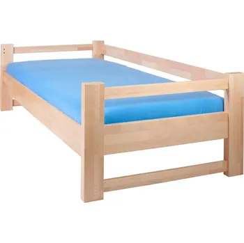 Postel Zábrana na postel - buk - 200 cm Odstín moření: Antracit