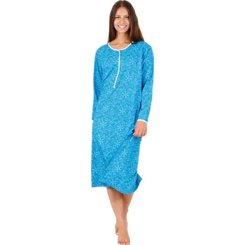 Dámská noční košile Vesna Košile dámská KVĚT dlouhý rukáv XL