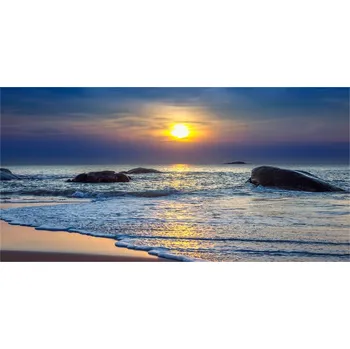 Obraz Foto obraz skleněný horizontální Západ slunce moře