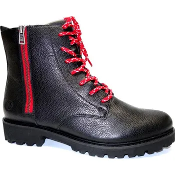 Dámské polobotky Zimní vycházková obuv-kotníková, Remonte, černá: Černá Hladká kůže 29,2 44 G - standardní šíře (25241-25242)