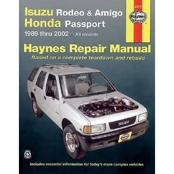 Cizojazyčná kniha Isuzu Rodeo, Amigo & Honda Passport (89 - 02) - Haynes Publishing