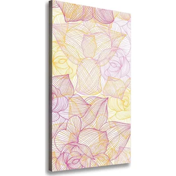 Obraz Vertikální Moderní fotoobraz canvas na rámu Barevné květiny