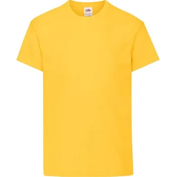 Chlapecké tričko Fruit of the Loom Dětské triko 61-019-0 Sunflower 116