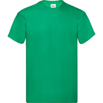 Pánské tričko Fruit of the Loom Pánské triko 61-082-0 Kelly Green S